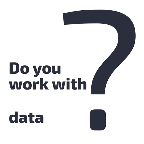 Animated square made in PowerPoint: the words 'Do you work with … data?' beside a large question mark, with the highlighted word changing from research to plant sciences, metagenomics, COVID-19 and human. It then fades to the RDMkit logo, 'data management made simple', and the ELIXIR CONVERGE logo, and loops.