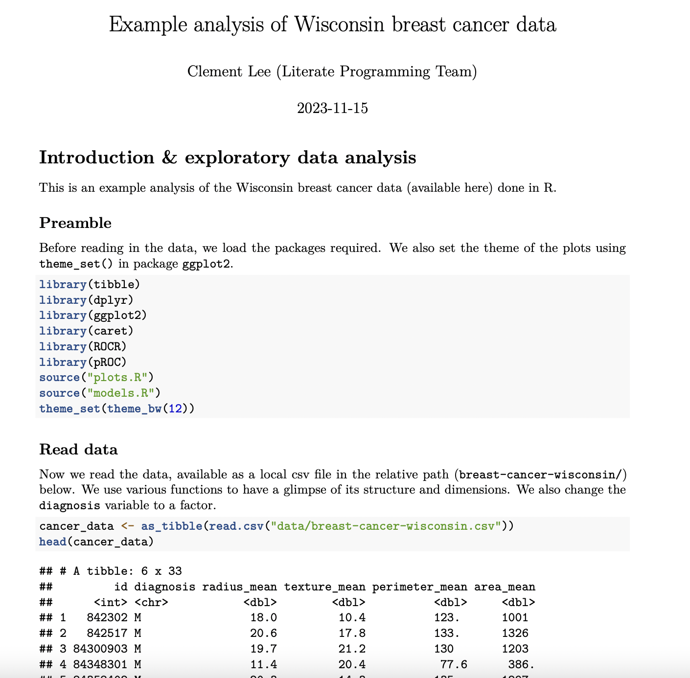 Markdown Document