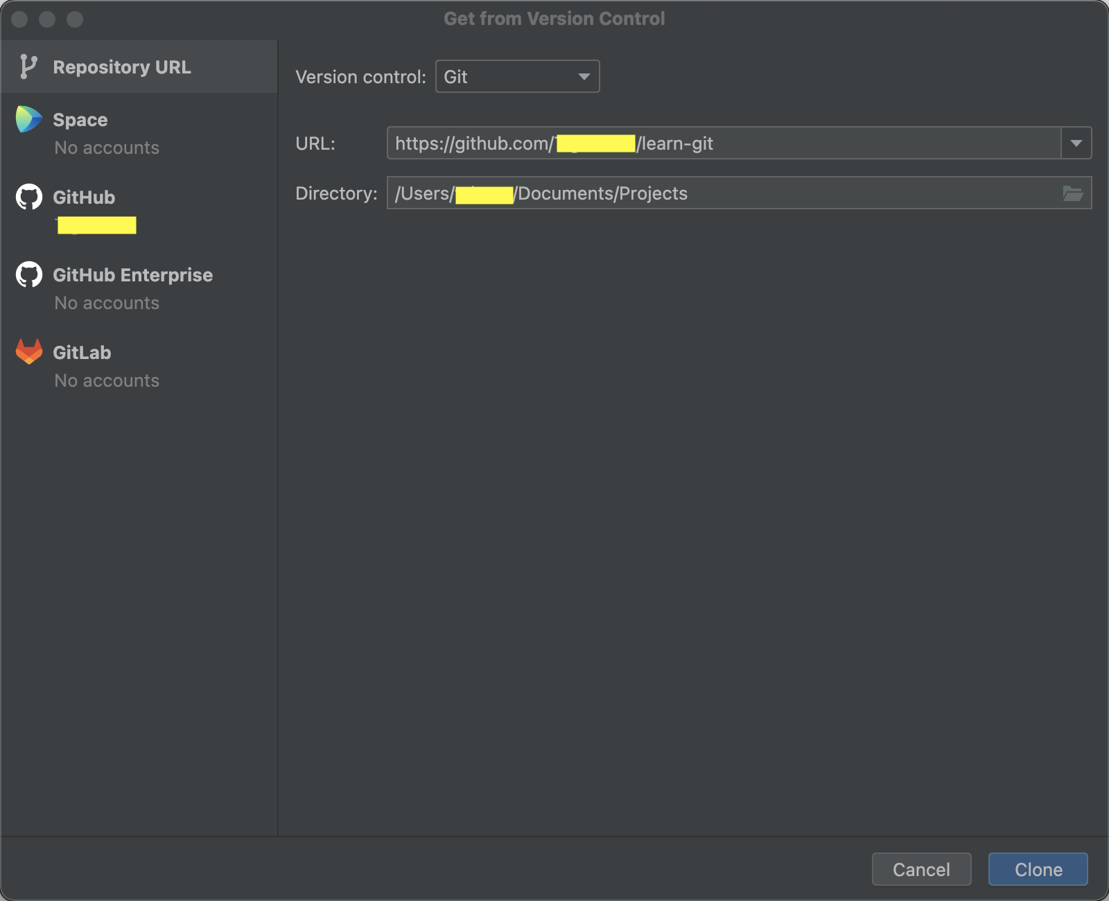 Clone PyCharm